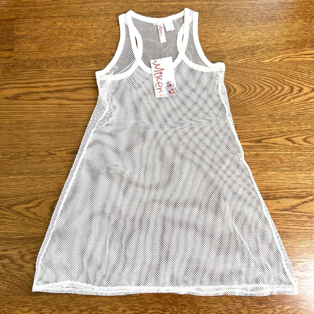 Miken Swim women’s mesh swim cover up tunic dress